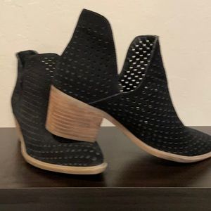 Black booties by Steven